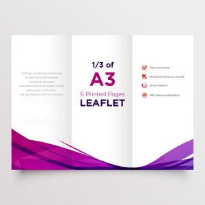 A3 Leaflet Design